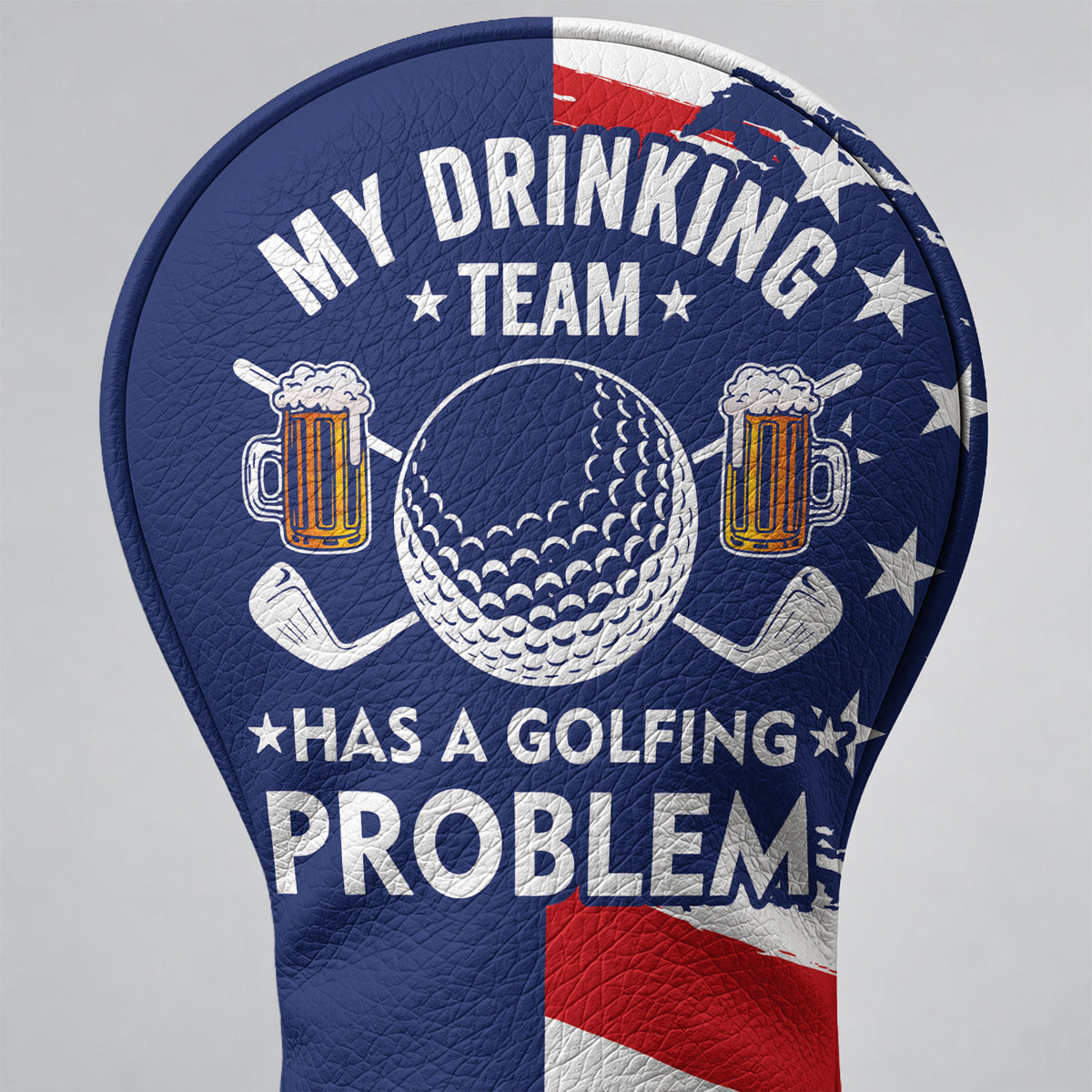 My Drinking Team Has A Golfing Problem Golf Head Cover, Golf Lover Gift, Golfer Gift
