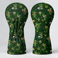 St Patrick's Day Leprechaun Golf Pose Golf Head Cover, Irish Golf Gift, Gift For Him