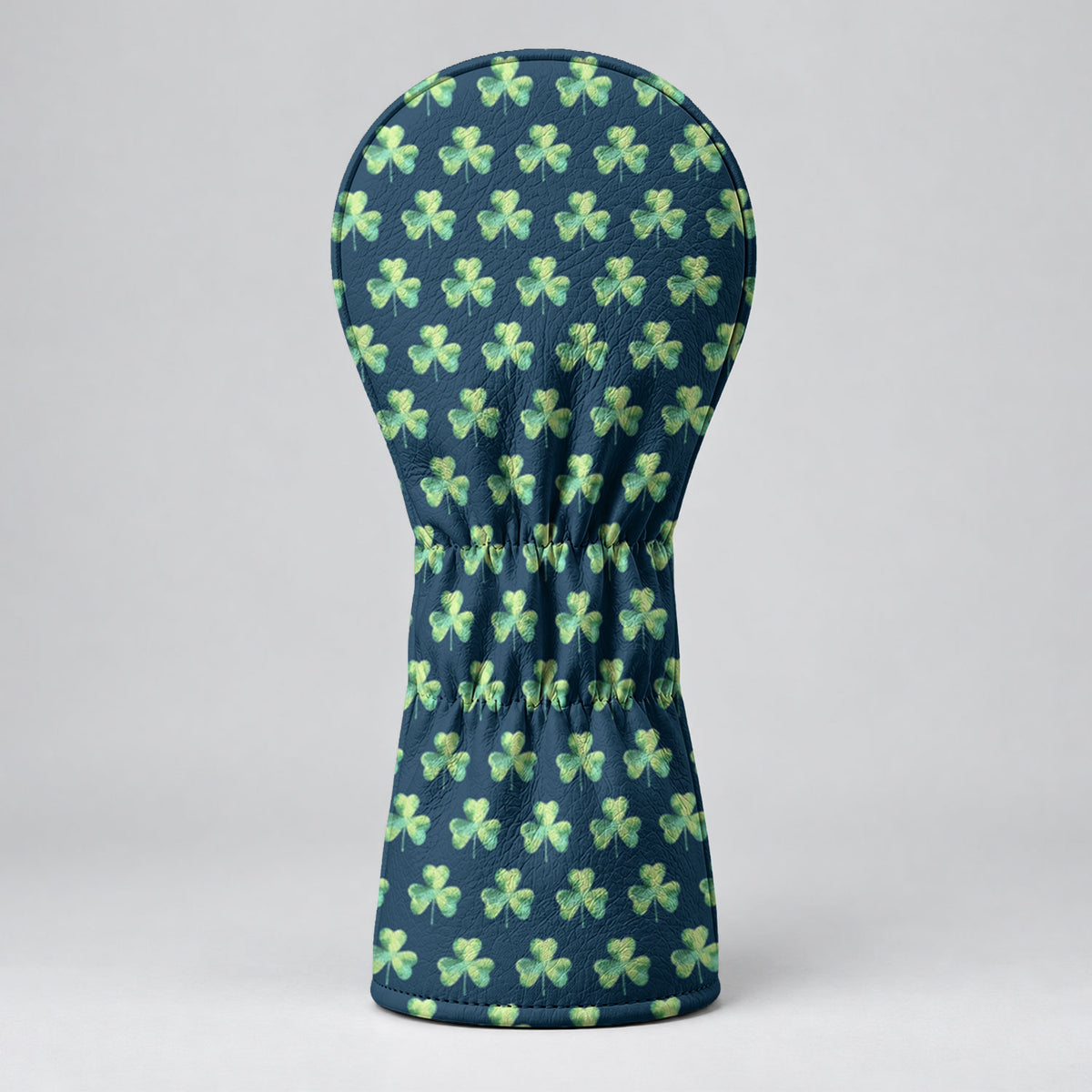 St Patrick's Day Shamrock Golfer Green Golf Headcover, Irish Golf Gift, Driver Cover
