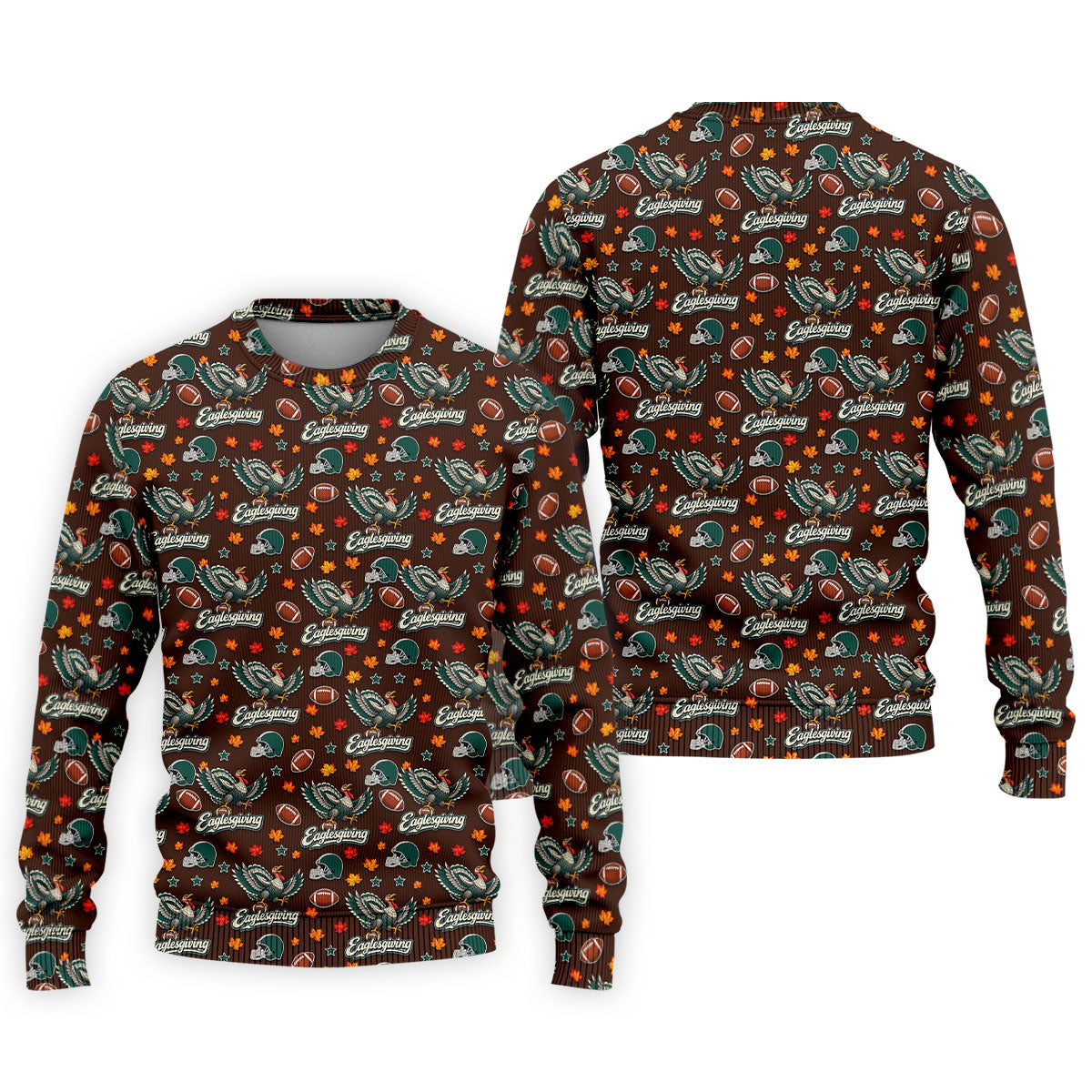 Eaglesgiving Thanksgiving Golf Shirt, Golf Shirts For Men, Funny Mens Golf Shirts