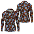 Lionsgiving Thanksgiving Golf Shirt, Golf Shirts For Men, Funny Mens Golf Shirts