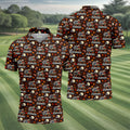 Cowboysgiving Thanksgiving Golf Shirt, Golf Shirts For Men, Funny Mens Golf Shirts