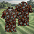 Eaglesgiving Thanksgiving Golf Shirt, Golf Shirts For Men, Funny Mens Golf Shirts