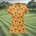 Chiefsgiving Thanksgiving Golf Shirt, Golf Shirts For Women, Womens Golf Apparel