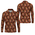 Chiefsgiving Thanksgiving Golf Shirt, Golf Shirts For Men, Funny Mens Golf Shirts