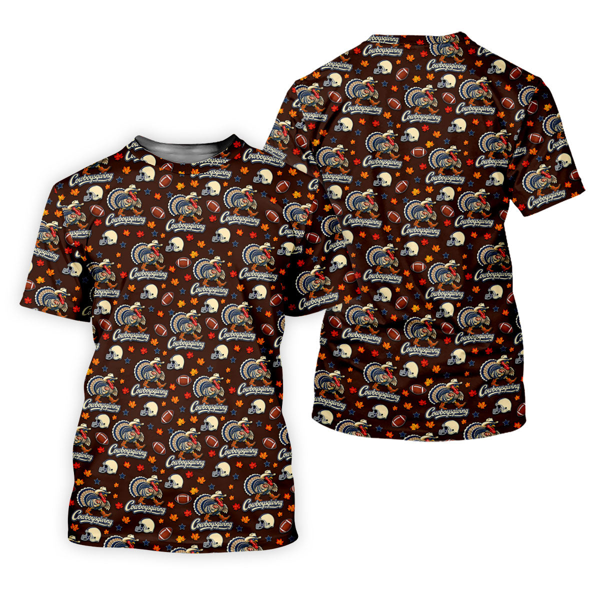 Cowboysgiving Thanksgiving Golf Shirt, Ladies Golf Shirts, Golf Shirts For Women