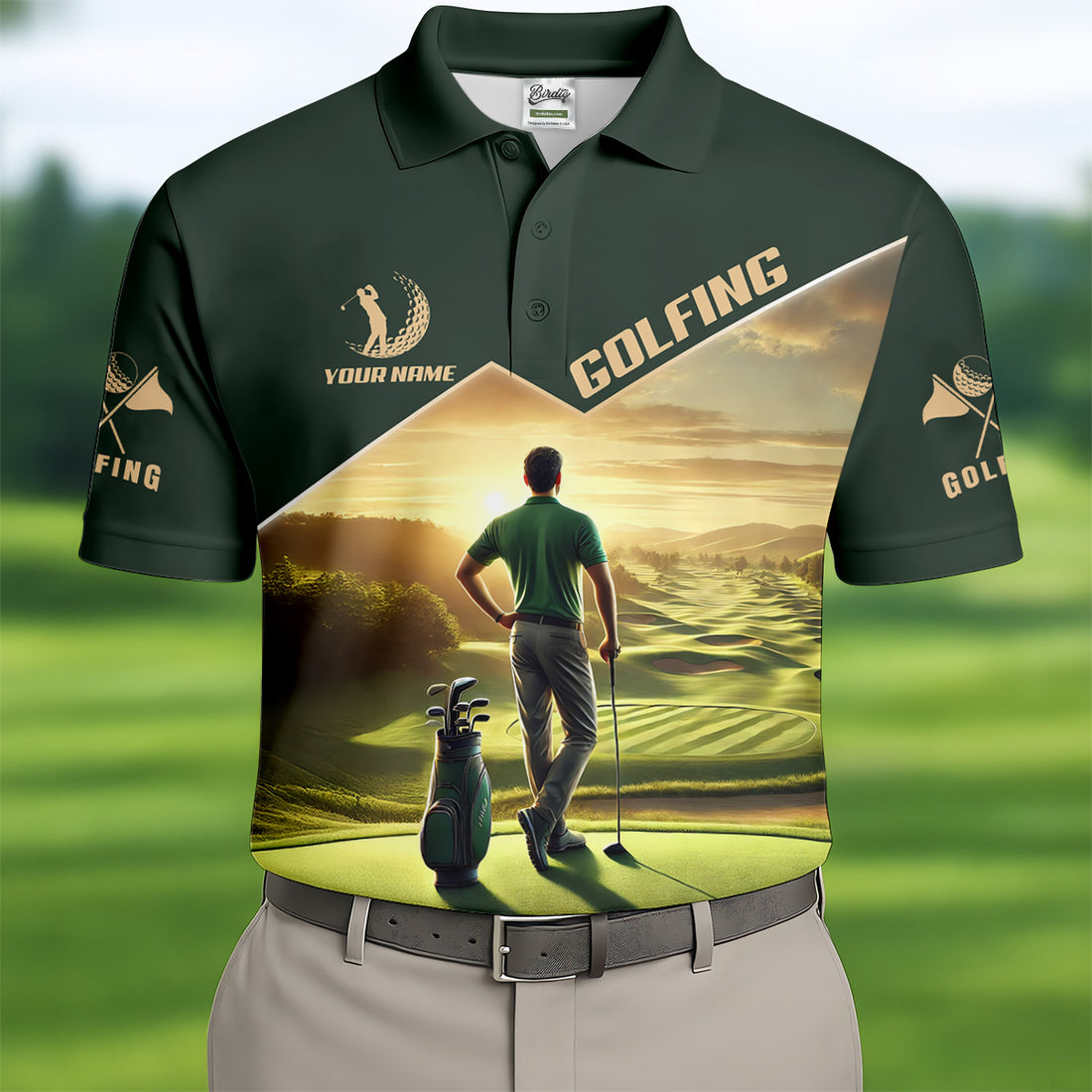 I Play Golf Because I Like It Not Because I'm Good At It Golf Tops For Men, Golfing Apparel, Polo For Men