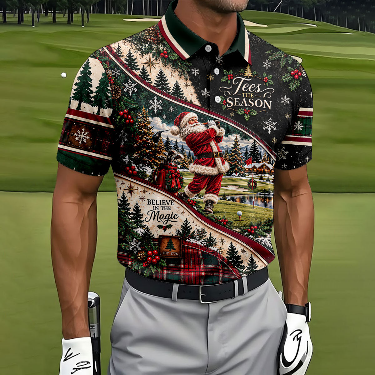 Christmas Golf Apparel - Men - View 3