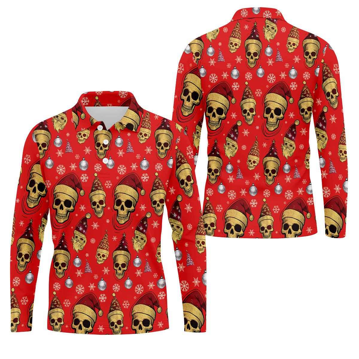 STYLE:Long Sleeve Polo Shirt