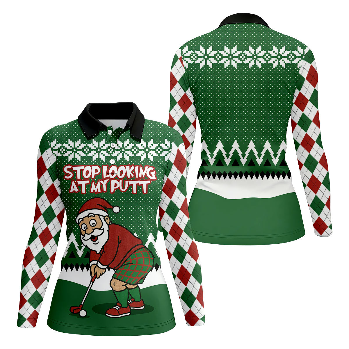 STYLE:Long Sleeve Polo Shirt