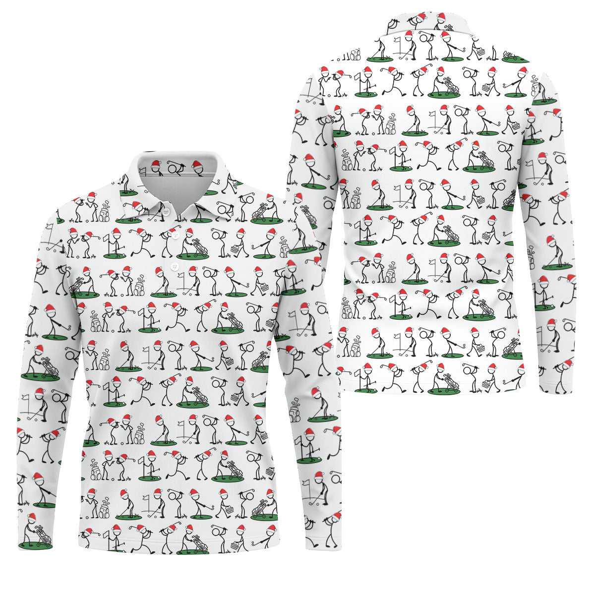 STYLE:Long Sleeve Polo Shirt