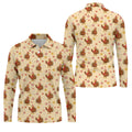 STYLE:Long Sleeve Polo Shirt