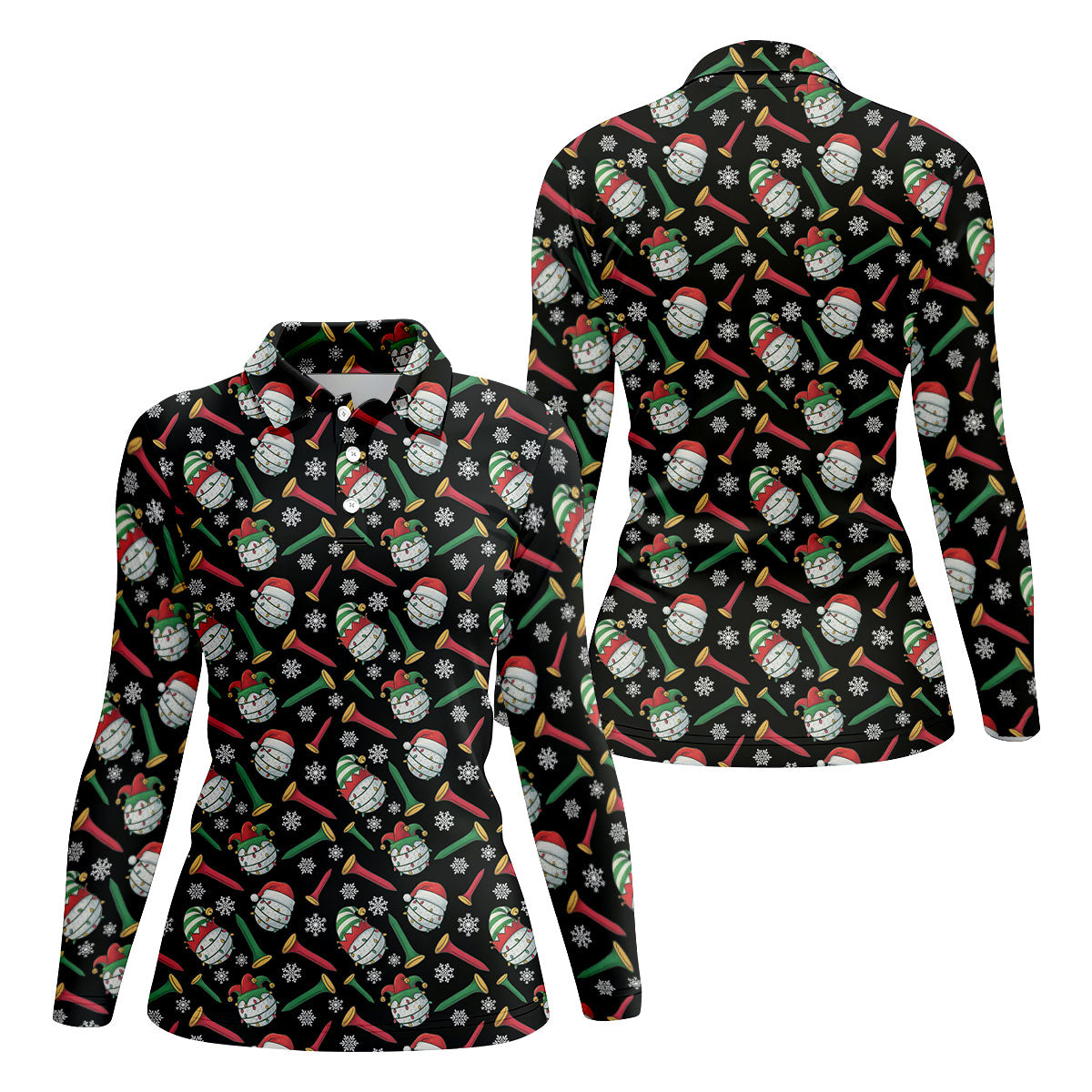 STYLE:Long Sleeve Polo Shirt