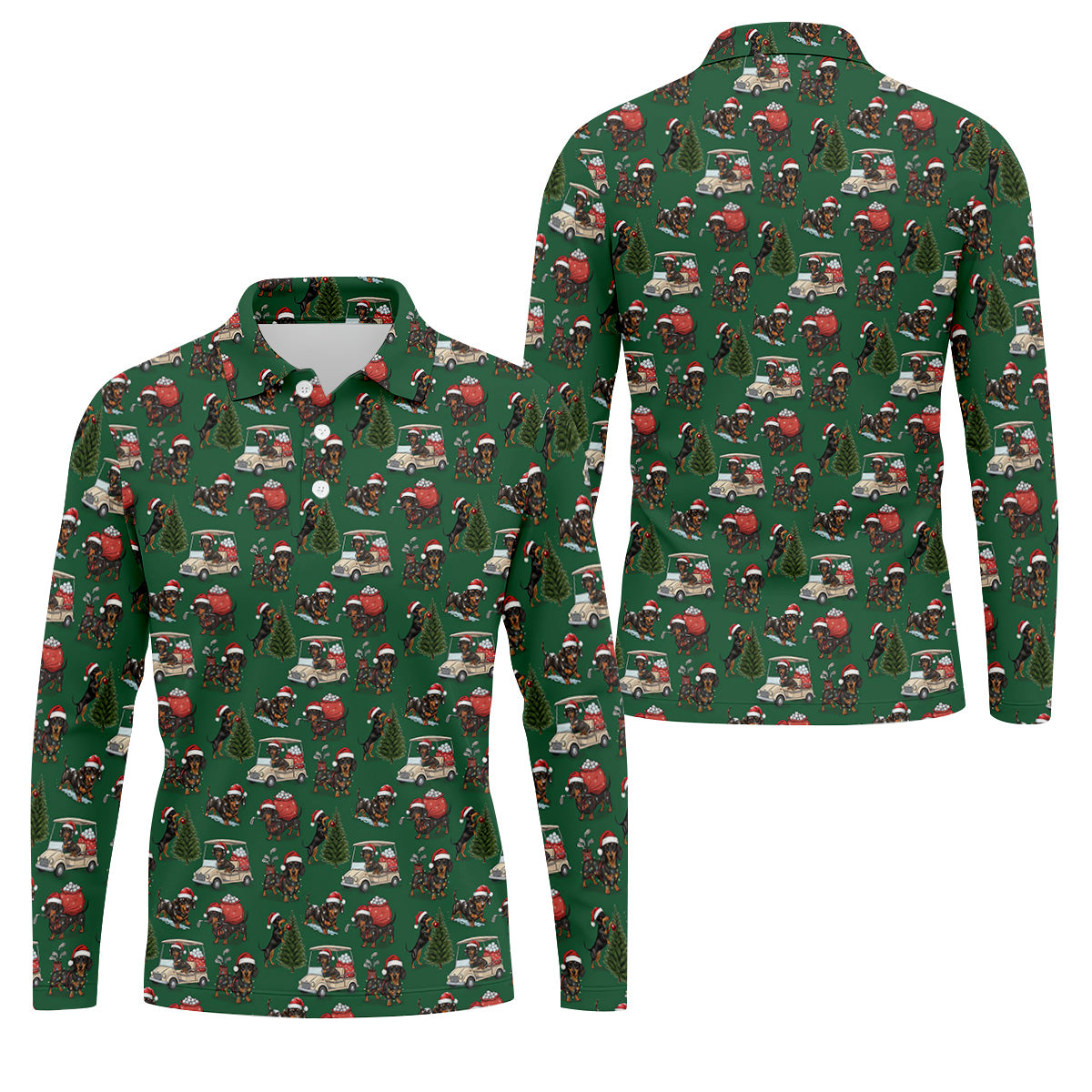 STYLE:Long Sleeve Polo Shirt