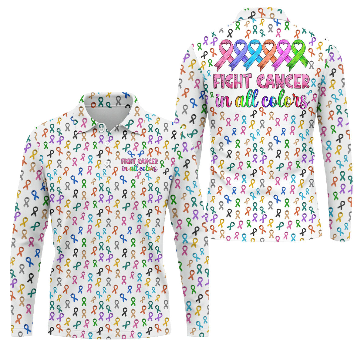 STYLE:Long Sleeve Polo Shirt