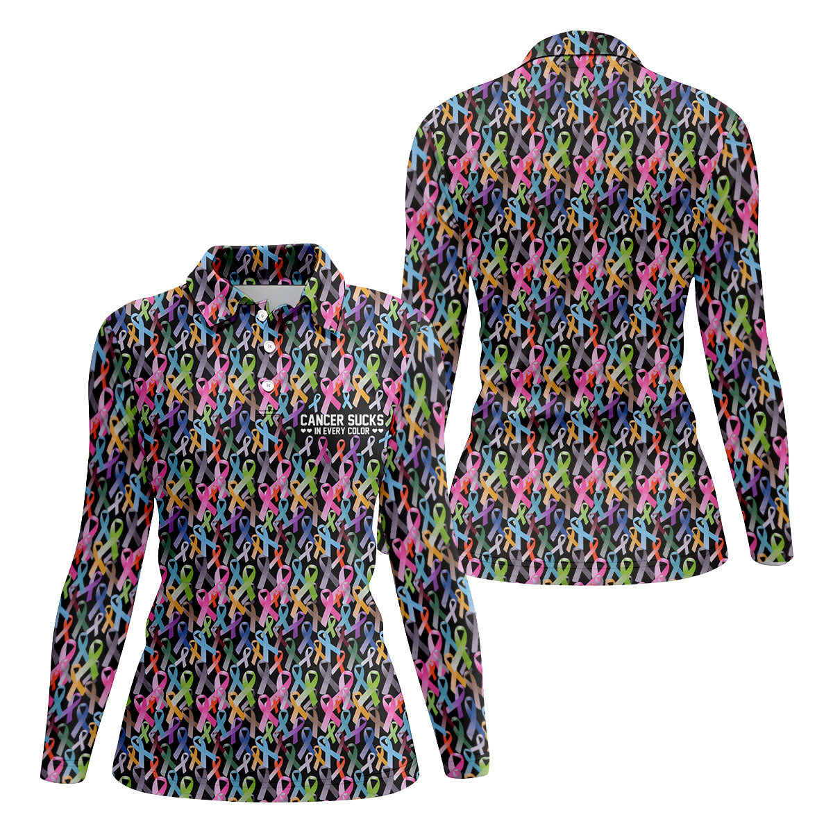STYLE:Long Sleeve Polo Shirt
