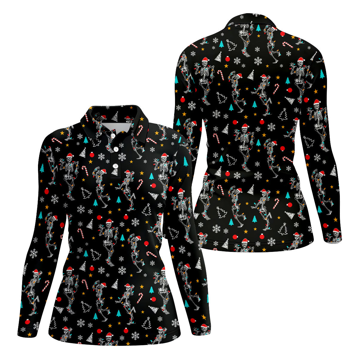 STYLE:Long Sleeve Polo Shirt