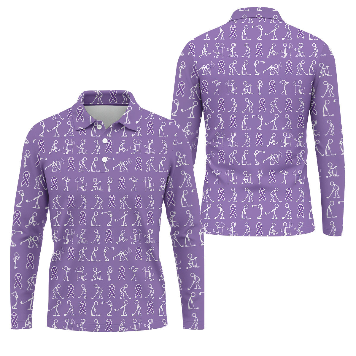 STYLE:Long Sleeve Polo Shirt