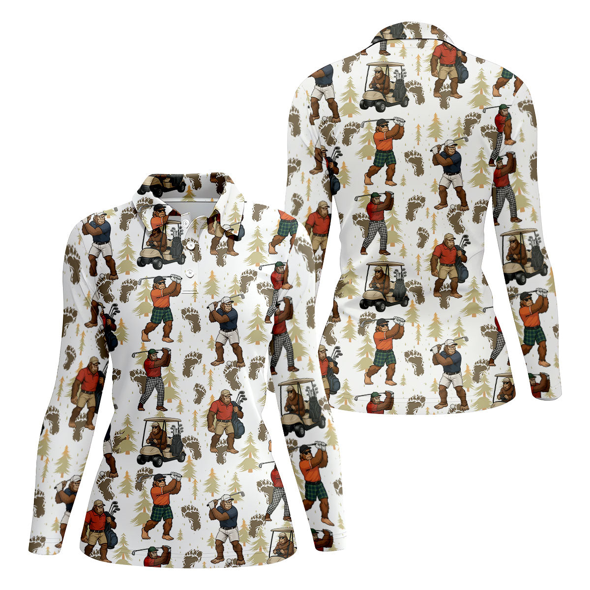 STYLE:Long Sleeve Polo Shirt