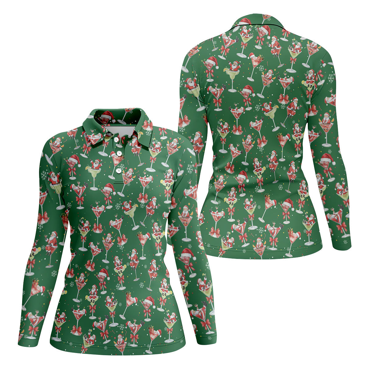 STYLE:Long Sleeve Polo Shirt