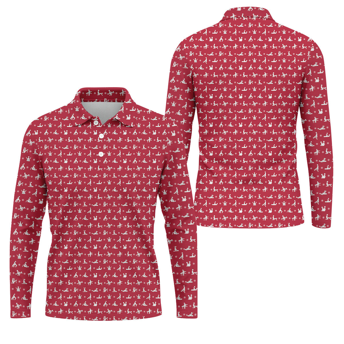 STYLE:Long Sleeve Polo Shirt