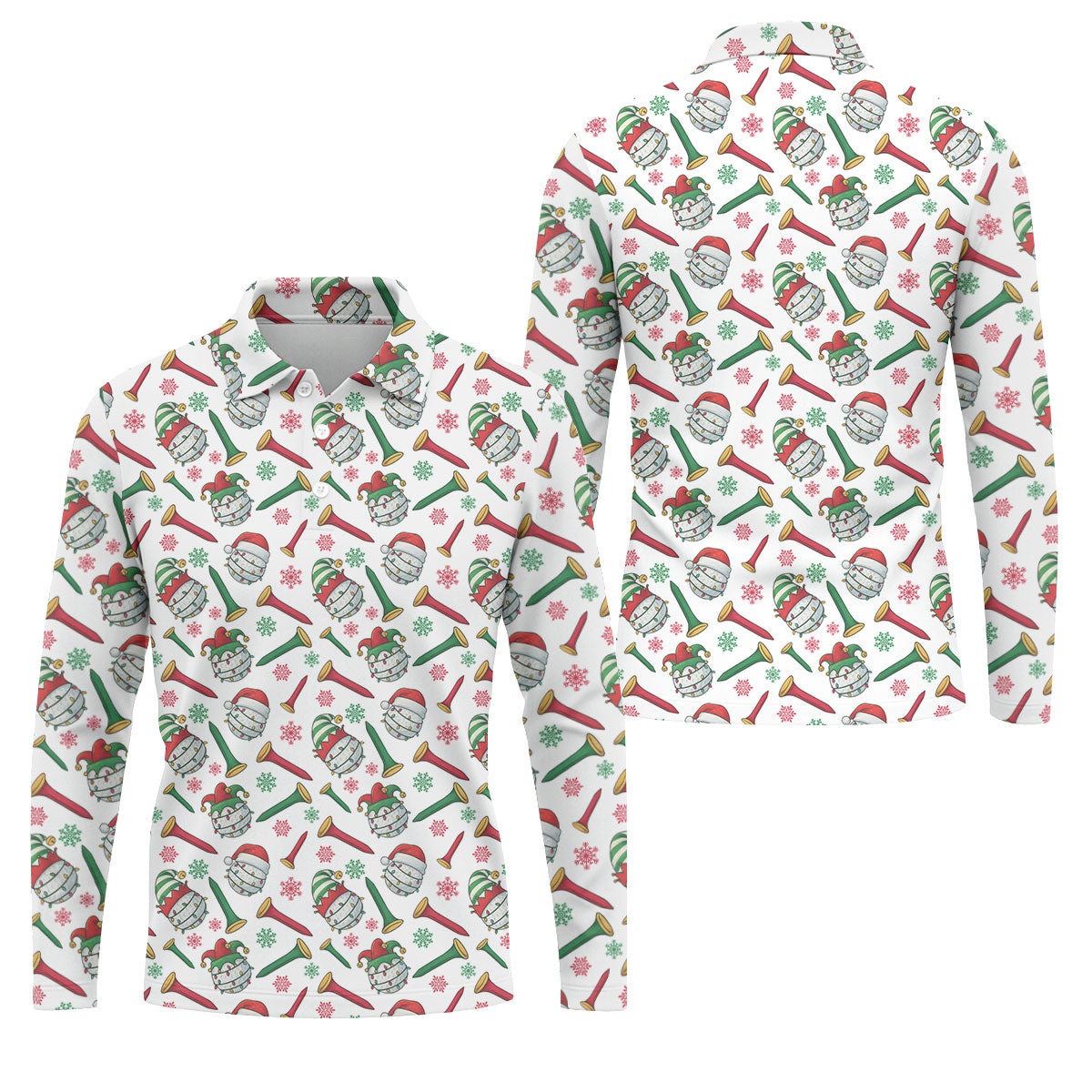 STYLE:Long Sleeve Polo Shirt