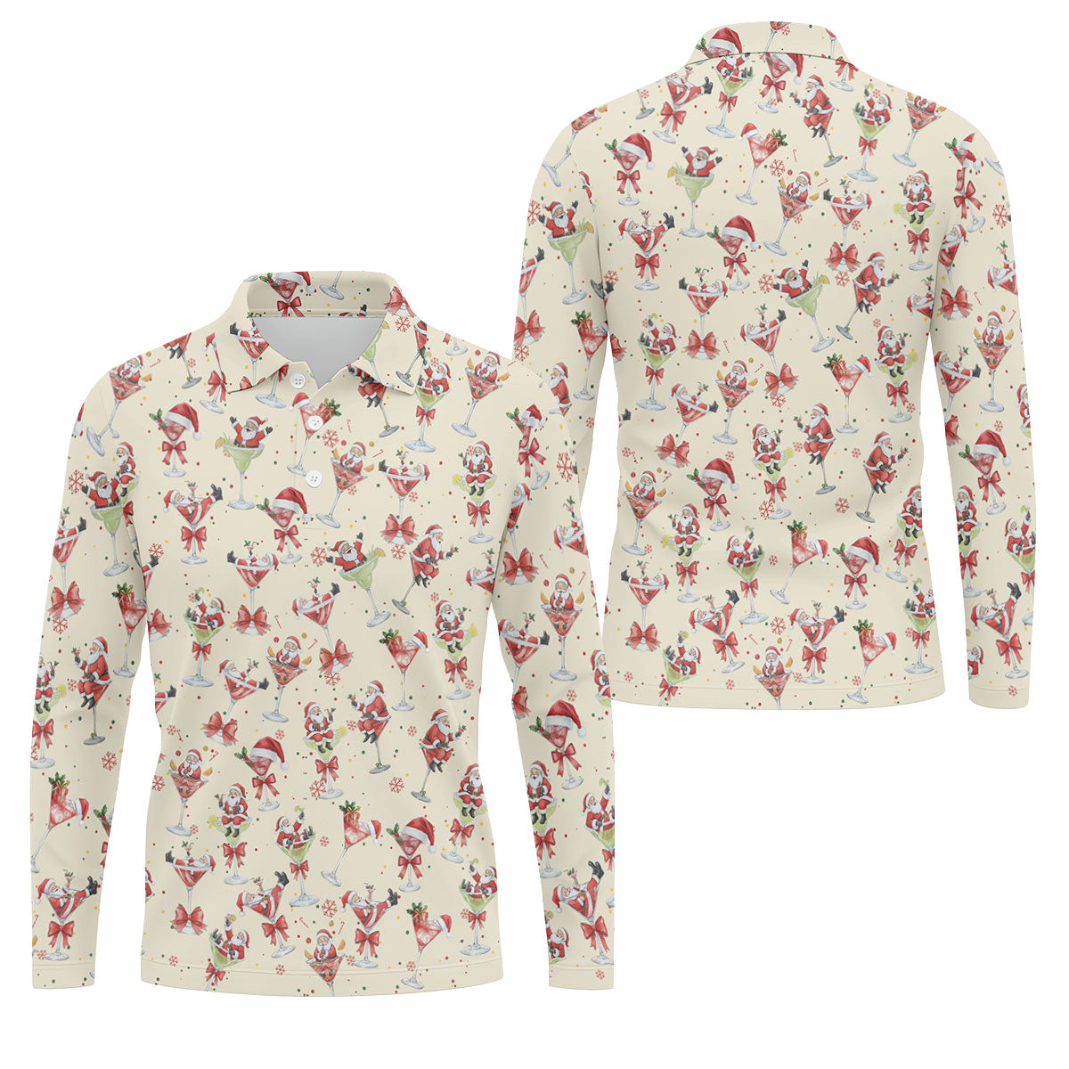 STYLE:Long Sleeve Polo Shirt