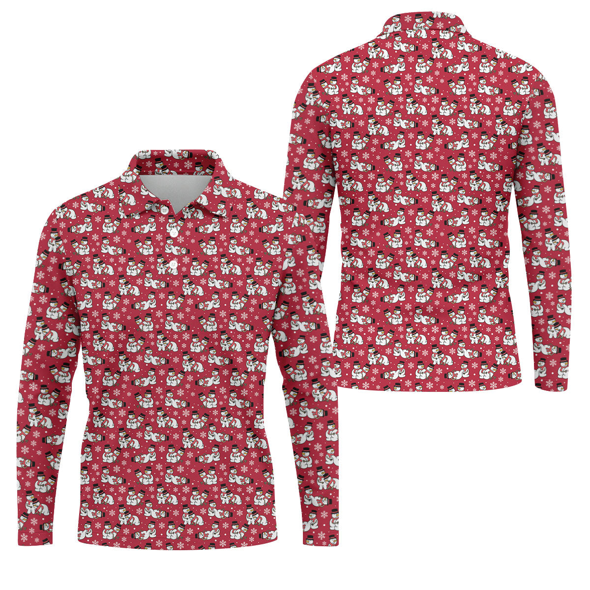 STYLE:Long Sleeve Polo Shirt