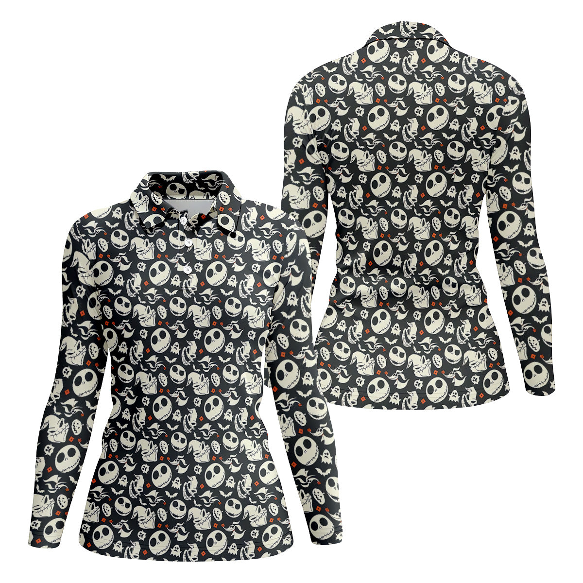 STYLE:Long Sleeve Polo Shirt