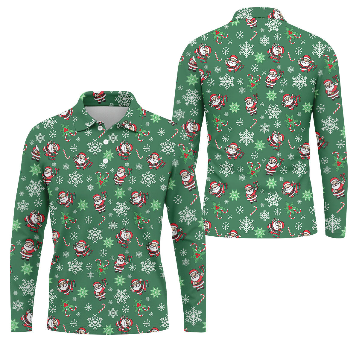 STYLE:Long Sleeve Polo Shirt