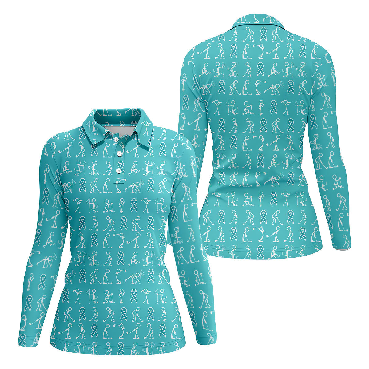STYLE:Long Sleeve Polo Shirt