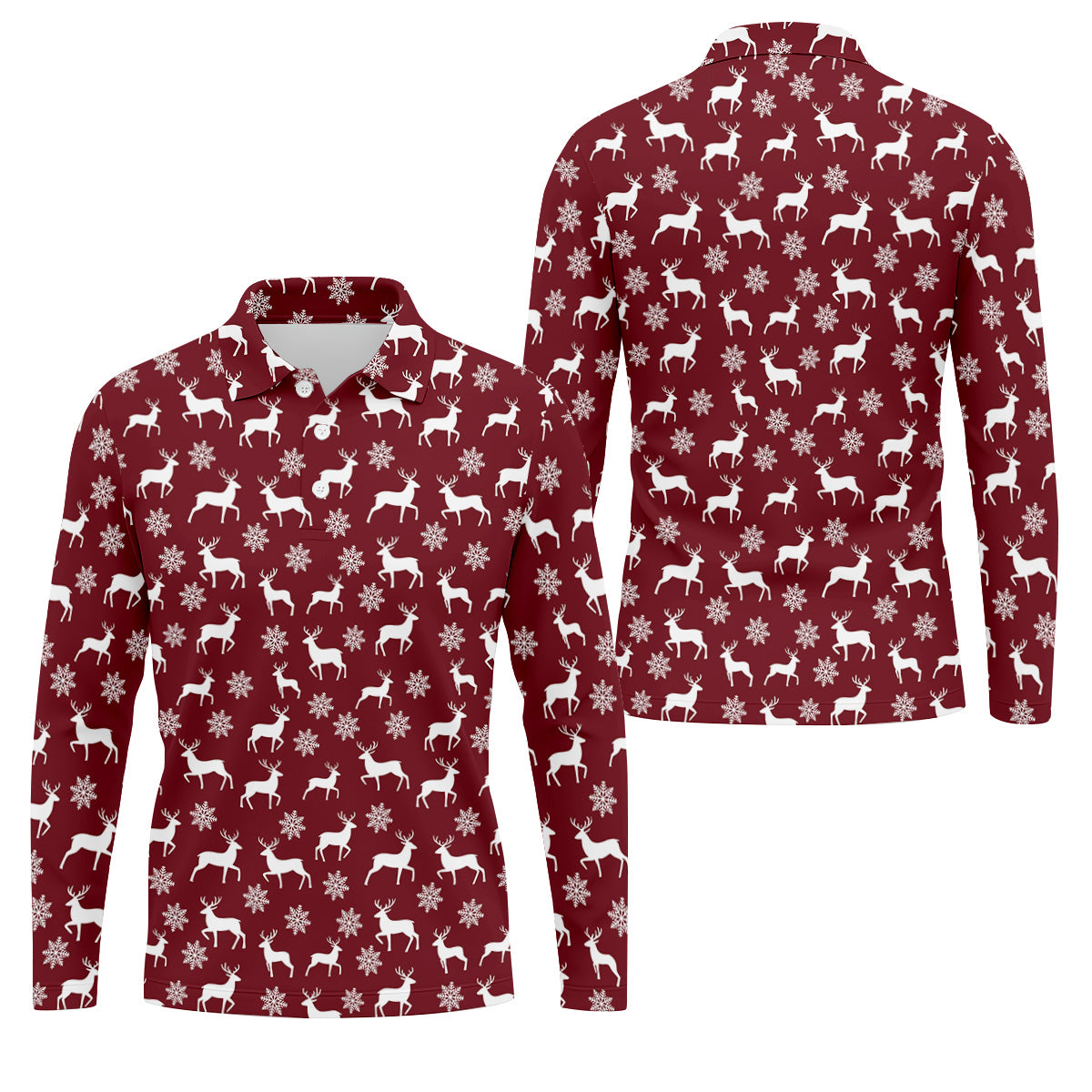 STYLE:Long Sleeve Polo Shirt