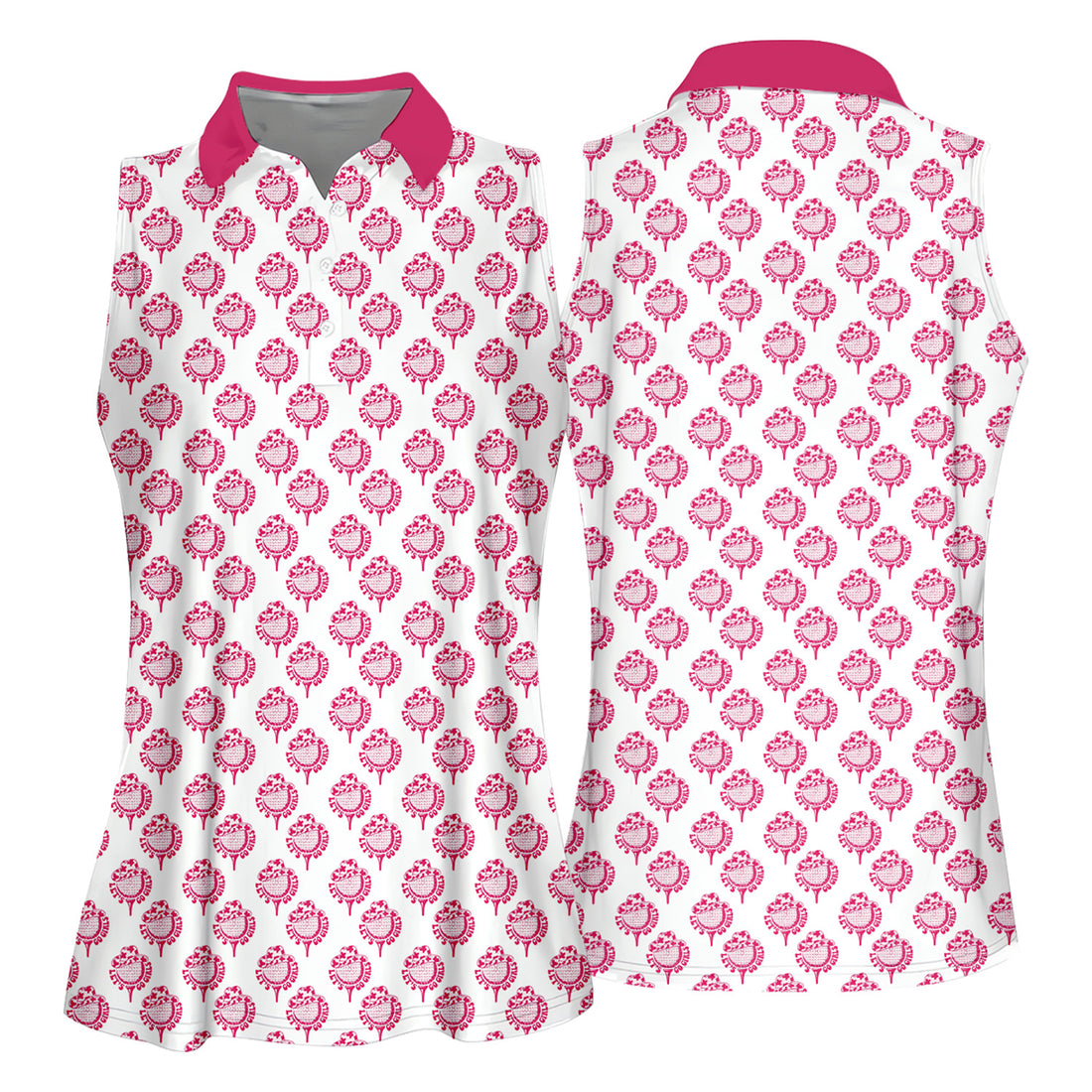 Let's Go Girls Womens Golf Polo Shirt, Golfing Apparel, Womens Golf Gifts