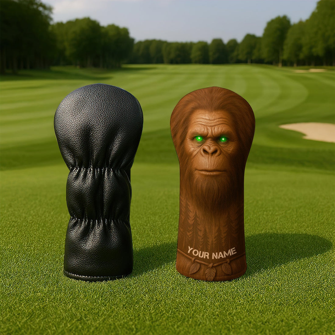 Funny Bigfoot Golf Head Cover - Golf Headcovers For Men