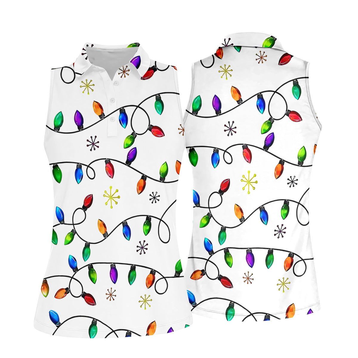 STYLE:Sleeveless Polo Shirt