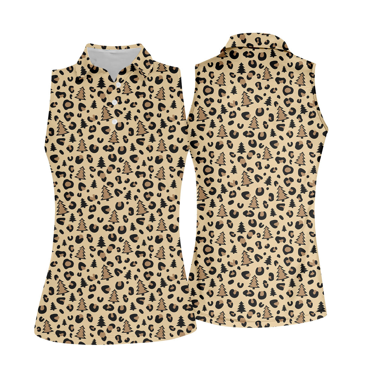 STYLE:Sleeveless Polo Shirt