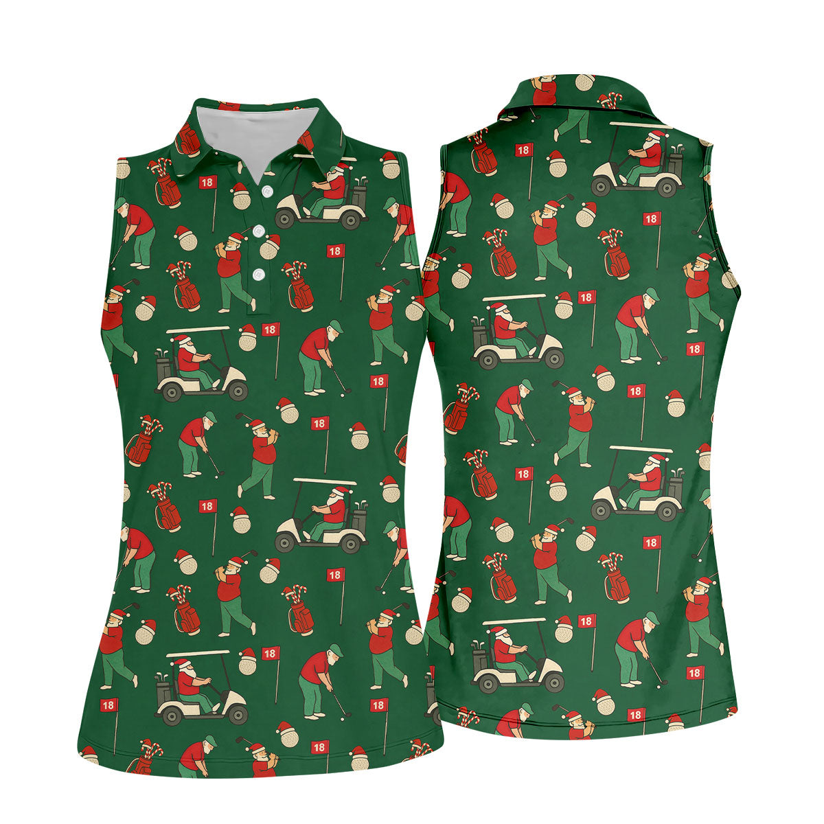 STYLE:Sleeveless Polo Shirt
