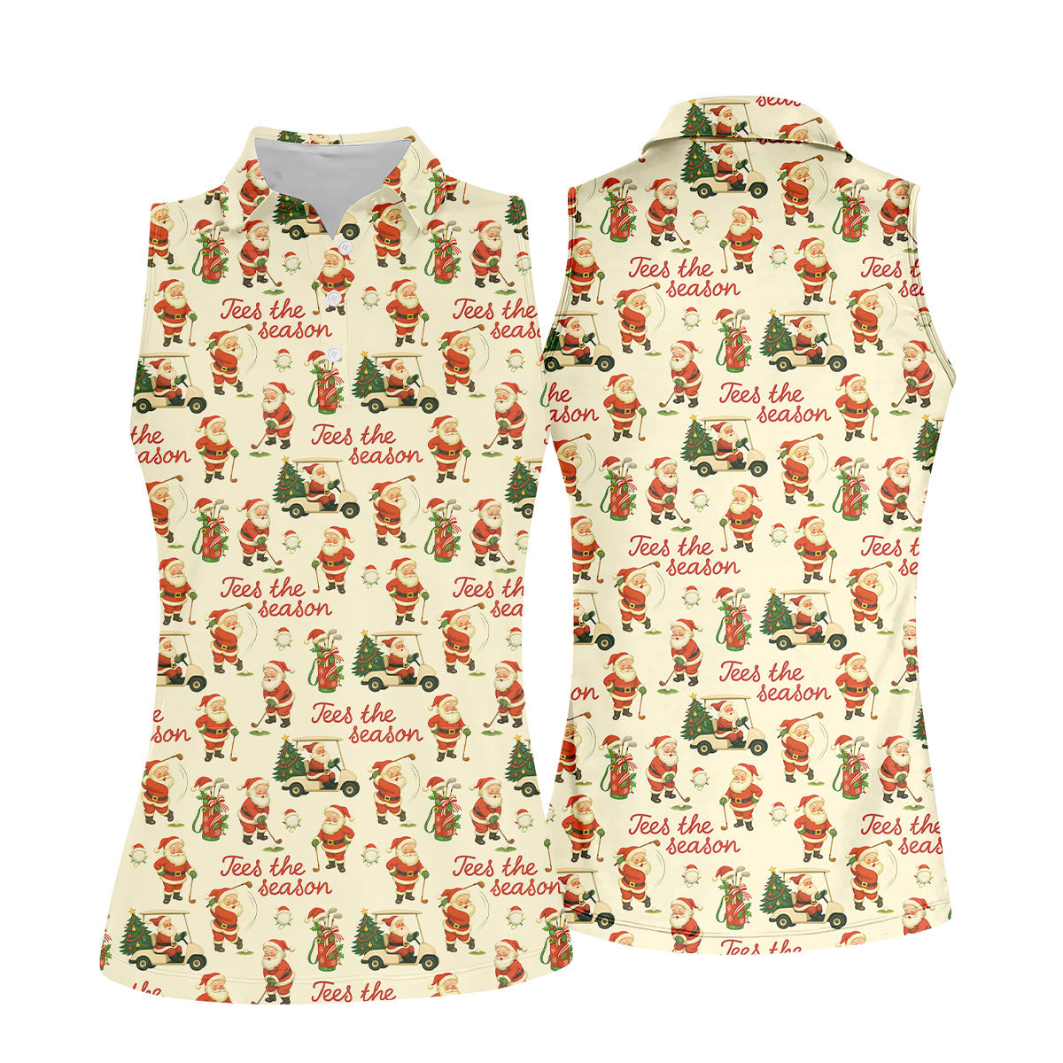 STYLE:Sleeveless Polo Shirt
