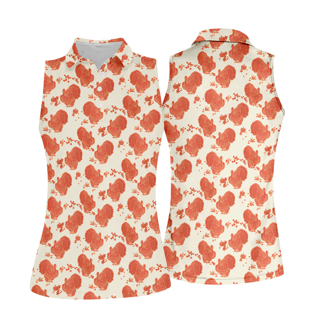 STYLE:Sleeveless Polo Shirt