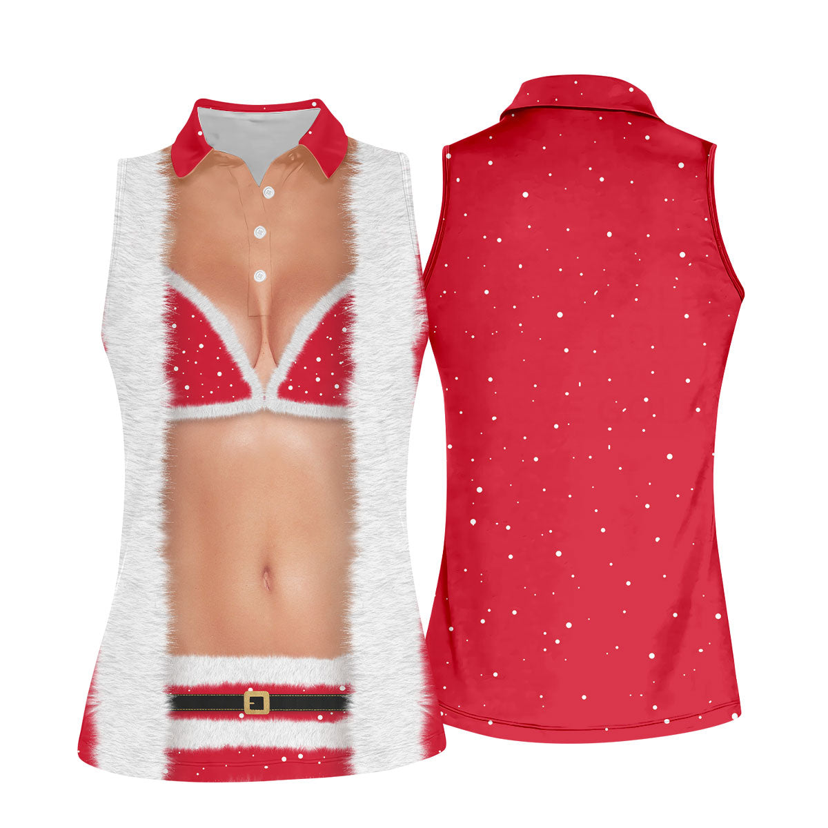 STYLE:Sleeveless Polo Shirt