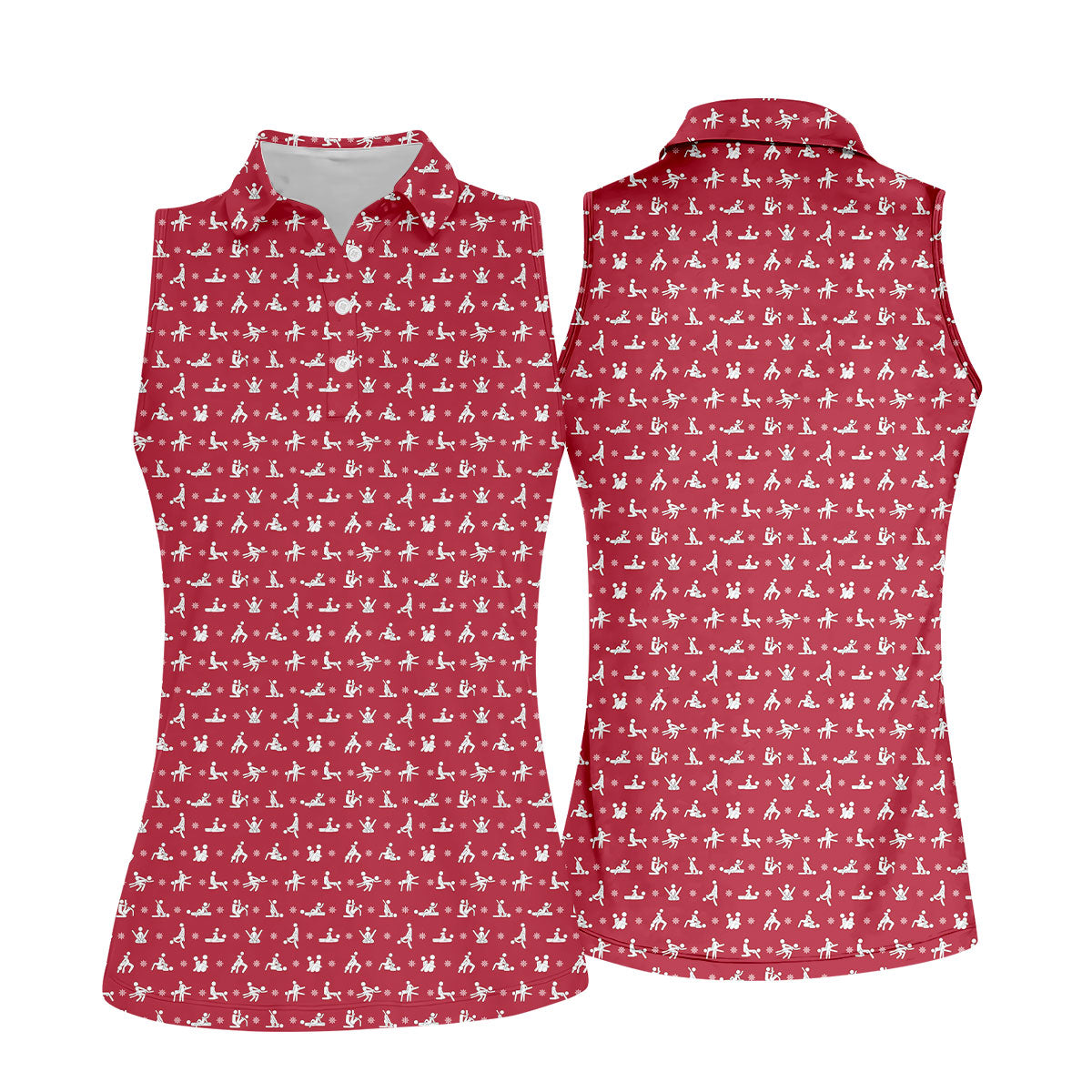 STYLE:Sleeveless Polo Shirt