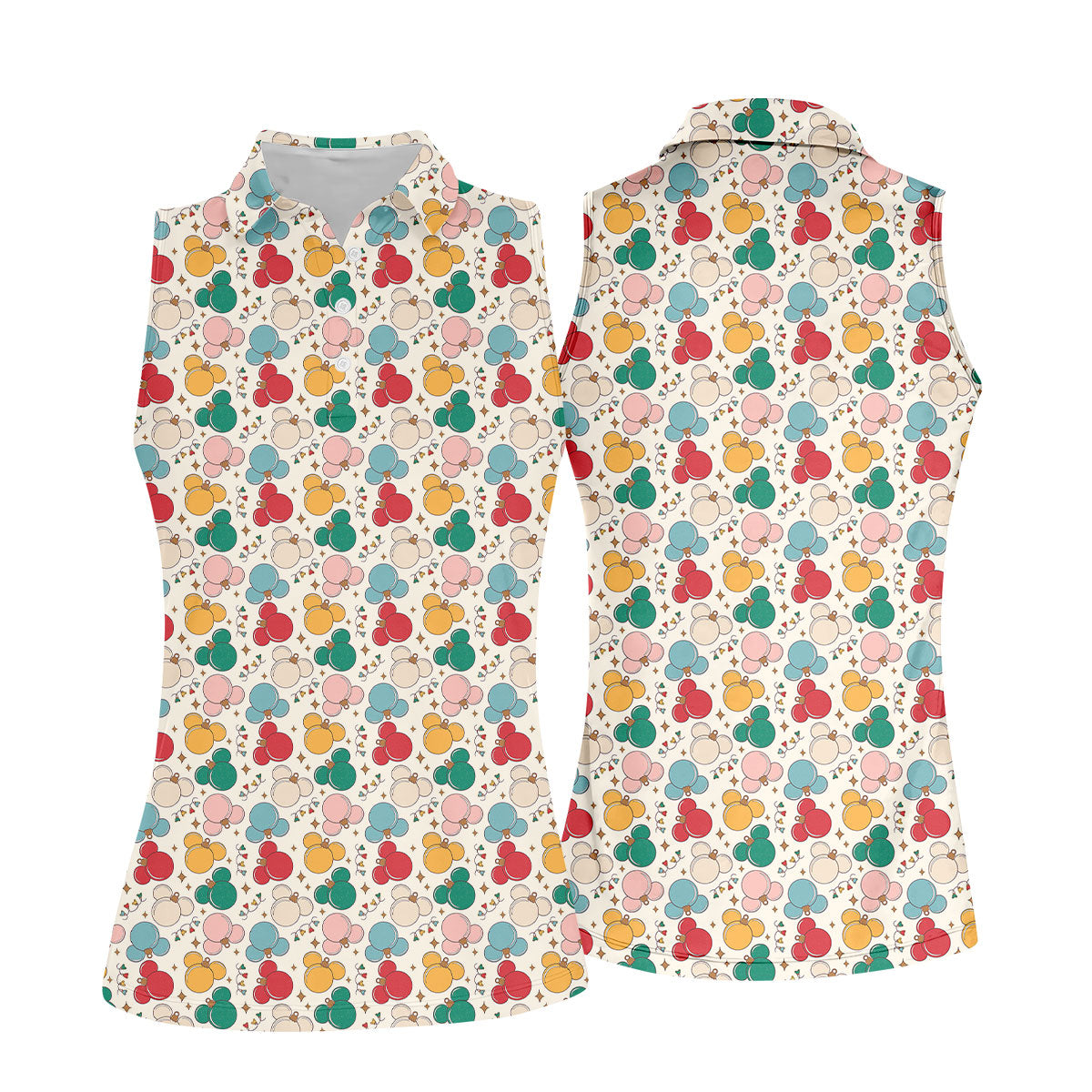 STYLE:Sleeveless Polo Shirt