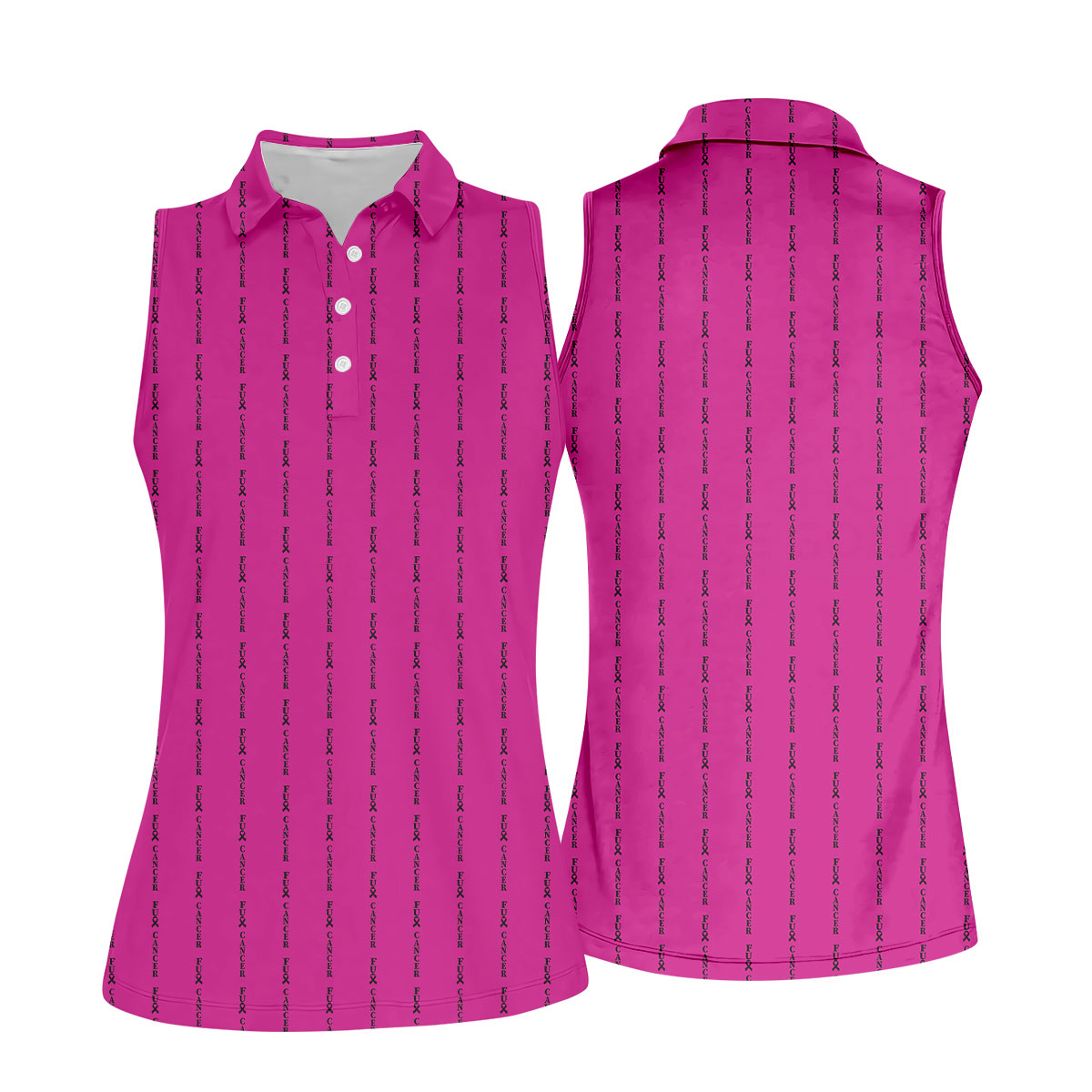 STYLE:Sleeveless Polo Shirt