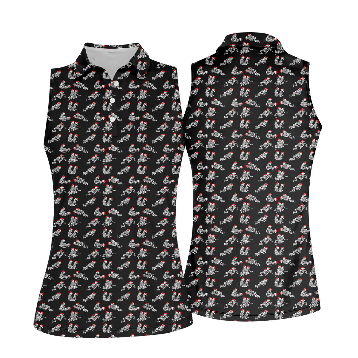 STYLE:Sleeveless Polo Shirt