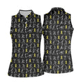 STYLE:Sleeveless Polo Shirt