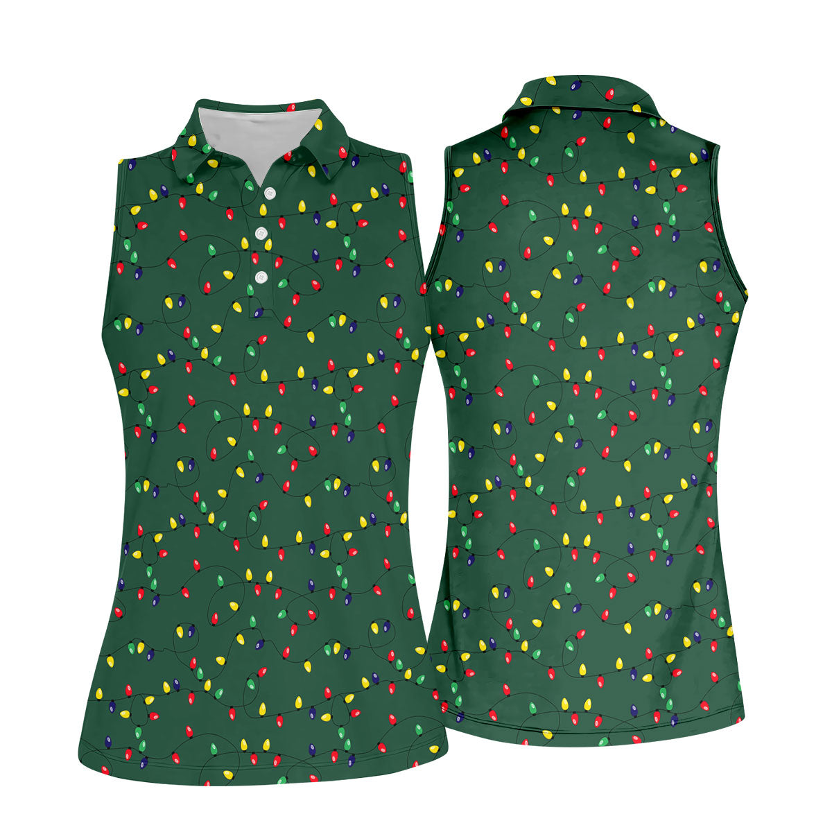 STYLE:Sleeveless Polo Shirt