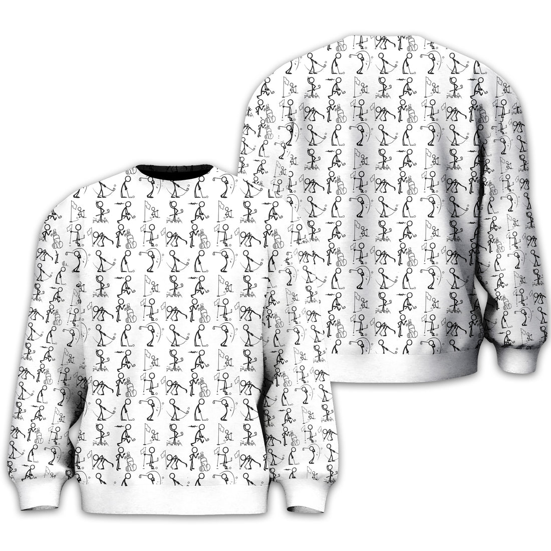 White Golf Polo Shirt, Funny Golf Shirt, Gift For Golfers