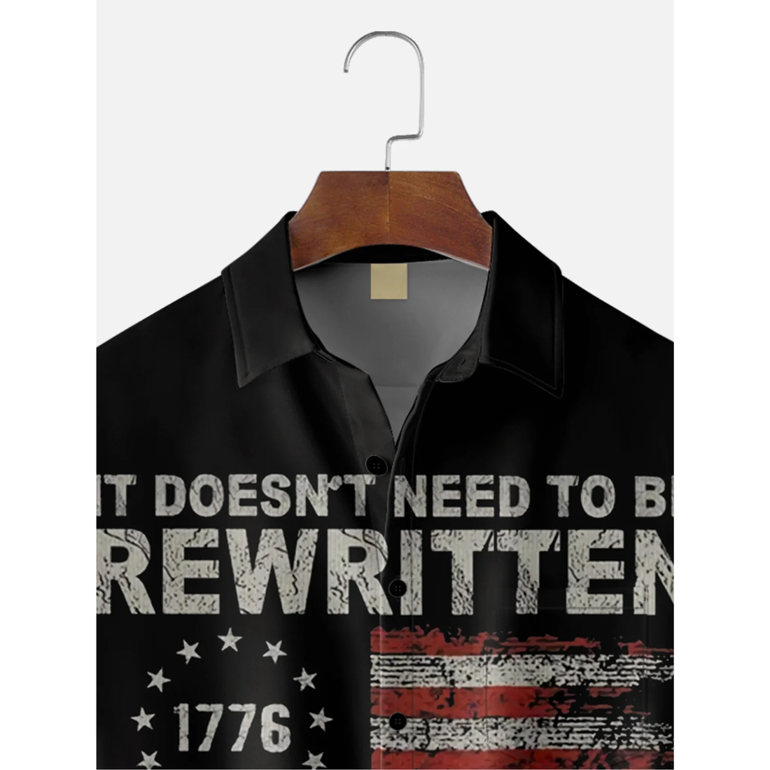 1776 Declaration Of Independence 4th Of July Hawaiian Golf Shirt, 250th Anniversary Tropical Vibe Men's Golf Shirt