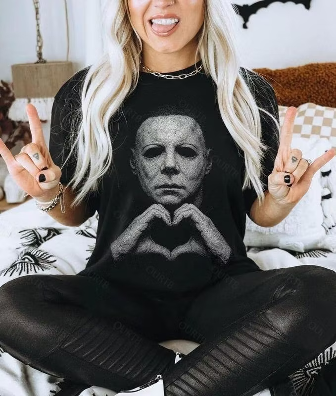 Michael Heart Hands Shirt, Funny Horror Character Tee