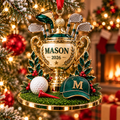 Golf Trophy Emerald